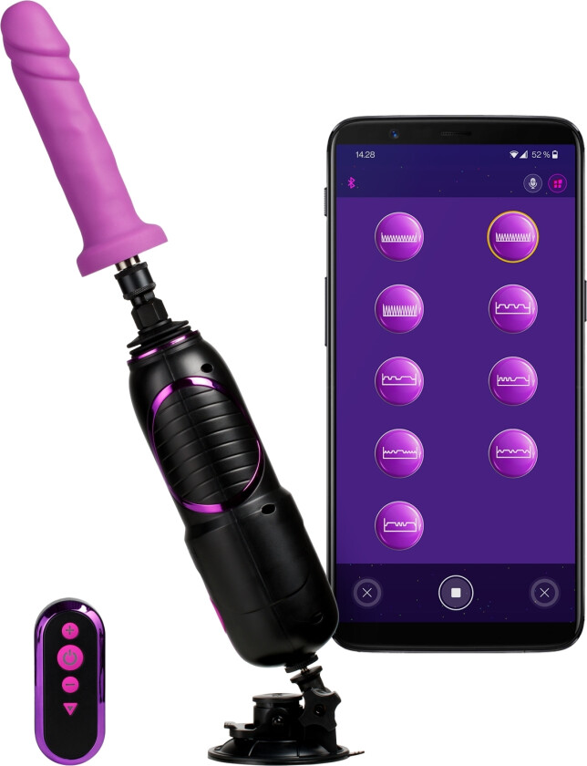 Pro Traveler 2.0 App-Controlled Sex Machine - Lilla