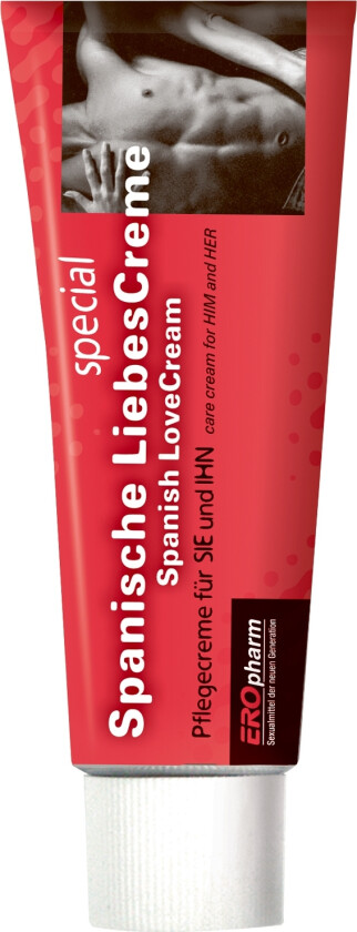 EROpharm Spanish LoveCream til par 40 ml - Hvit