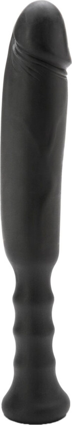 Anaconda Stor Silikondildo med Håndtak - Svart