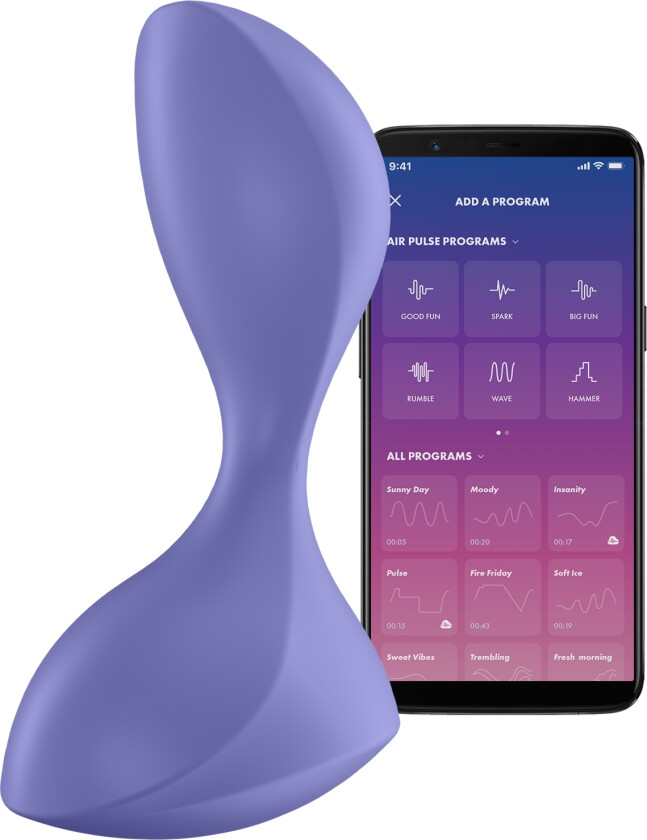 Sweet Seal Vibrating Analplugg - Lilla