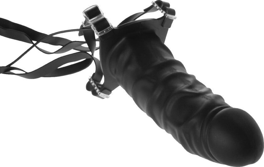 Homeboy Hollow Strap-on-vibrator - Svart