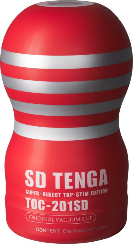 SD Regular Vacuum Onaniprodukt     - Rød