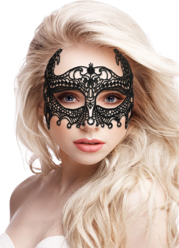 Ouch Empress Blonde Maske - Svart - One Size