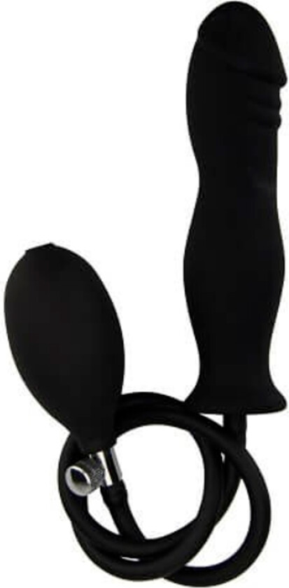 Oppblåsbar Dildo 15 cm - Svart