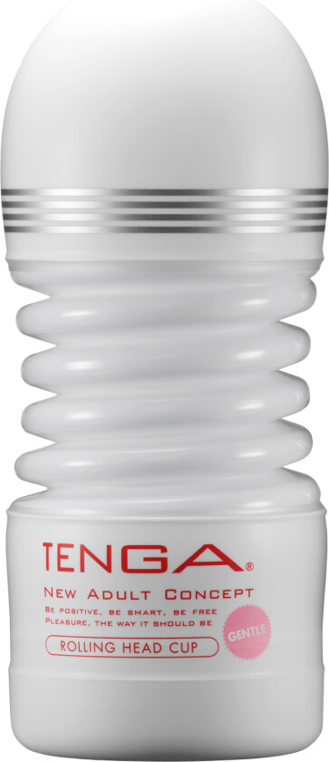 Rolling Head Cup Myk Masturbator    - Hvit