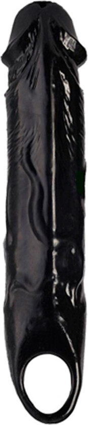 Plentiful Plugger Extender Penis Sleeve - Svart