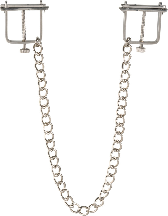 Brystklemmer med Kjede - Sølv