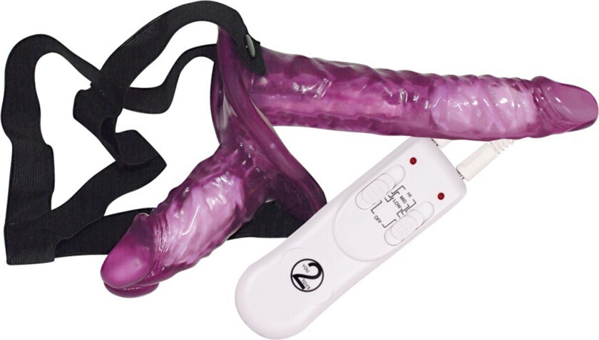 You2toys Fjernstyrt Strap-on Duo - Lilla