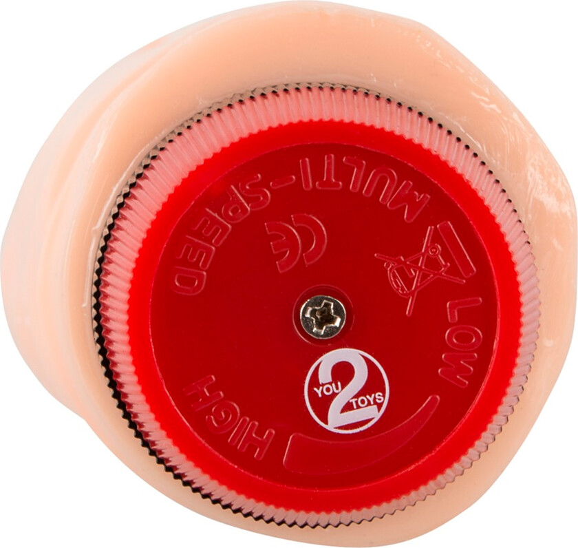 Pascha Multi Speed Dildovibrator 23 cm   - Beige