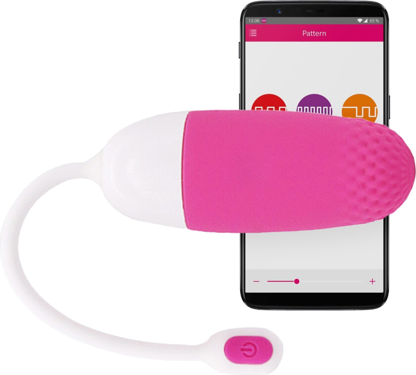 Vini app-styrt vibratoregg     - Rosa