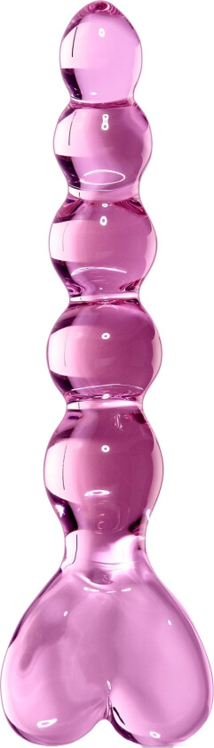 No 43 Hjerte Glassdildo - Lyserosa
