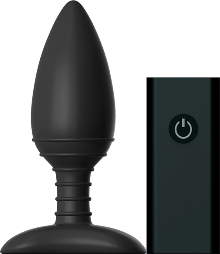 Ace Small Fjernkontrollerte Oppladbare Anal Vibrator   - Svart