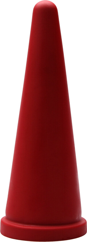 Cone Anal Butt Plug Stor - Rød