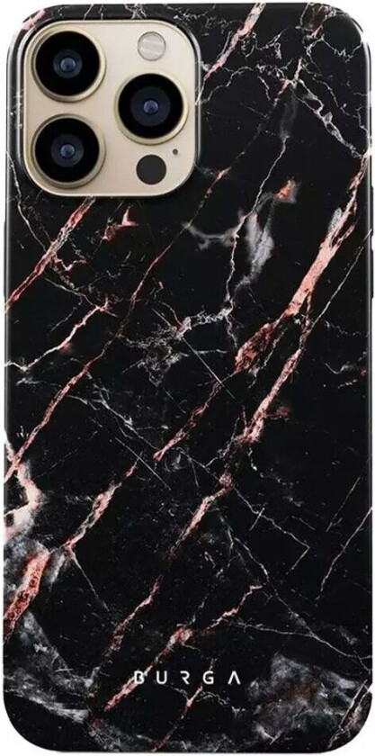 Burga iPhone 13 Pro Tough Fashion Deksel - Rose Gold Marble