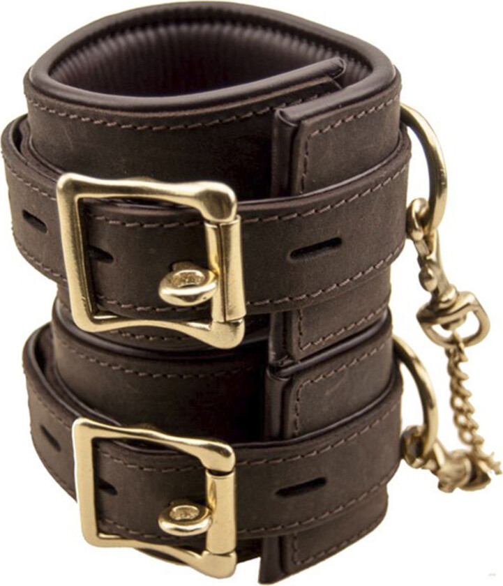 Håndleddsmansjetter i Lær - Brun