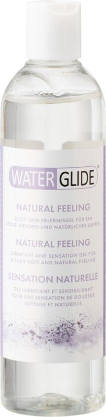 Waterglide Natural Feeling Vannbasert Glidemiddel 300 ml   - Klar