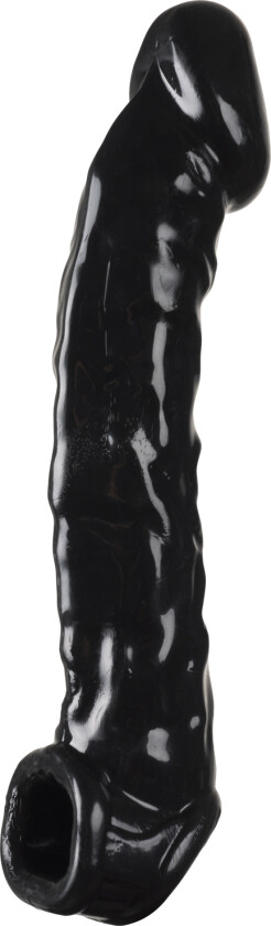 Muscle Ripped Slim Cocksheath Penishylse - Svart