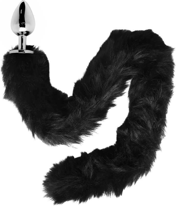 Black Panther Tail Analplugg - Sølv