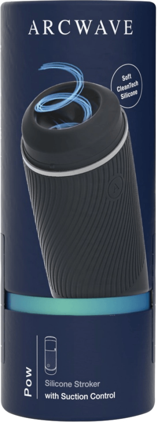 Pow Stroker med Suction Control - Svart