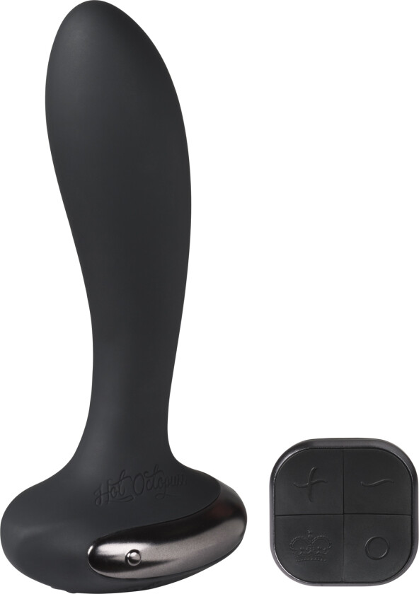 Plex with Flex Fjernstyrt Butt Plug - Svart