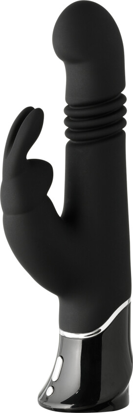 Greedy Girl Thrusting G-Punkts Rabbitvibrator - Svart