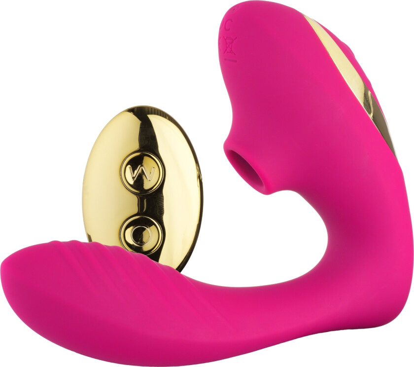 Klitorisstimulator Vibrator med Fjernkontroll - Rosa