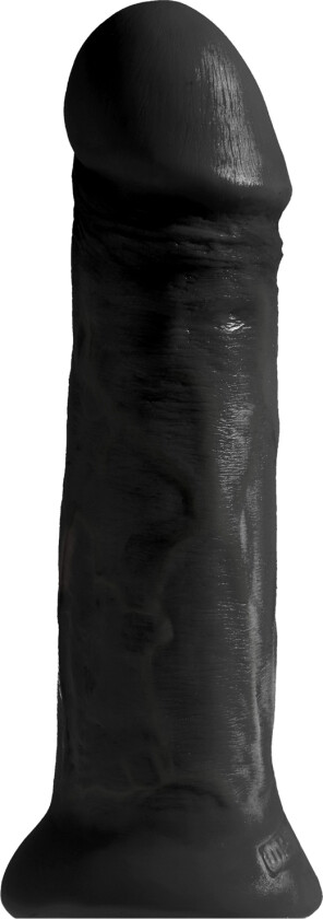 realistisk dildo 28 cm    - Svart