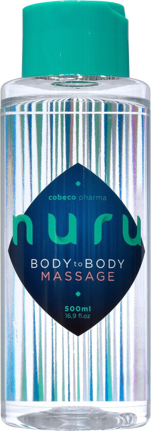 Nuru Body2Body Massasjegelé 500 ml - Klar