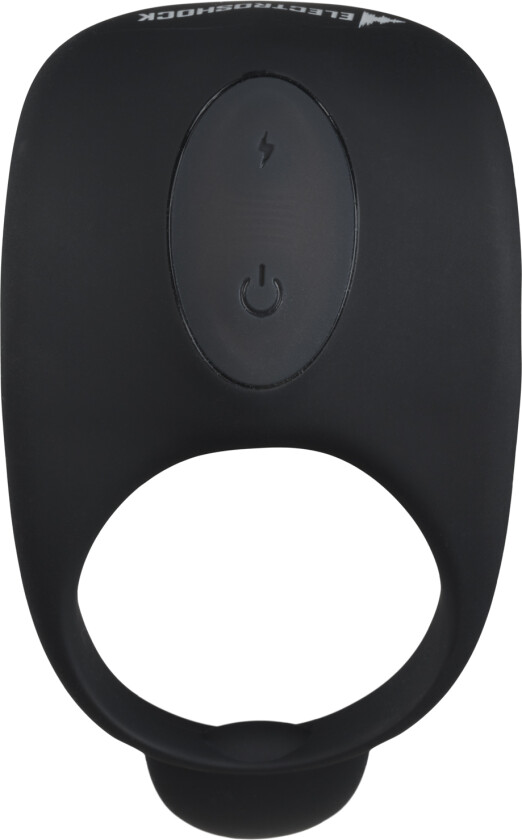 Elektrosjokk Vibrerende Penisring - Svart