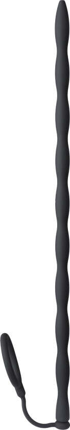 Silicone Sounding Plugg- og Penisring-sett - Svart