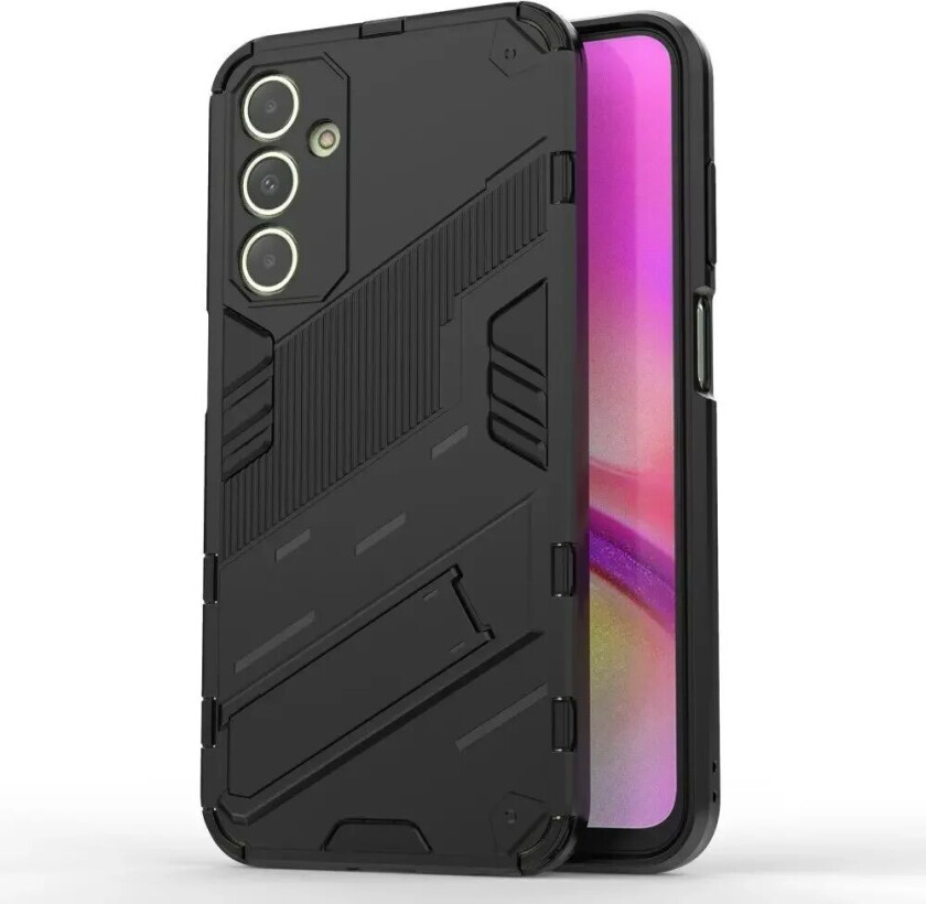 Samsung Galaxy A25 (5G) Hybrid Håndverker Deksel Med Kickstand - Svart