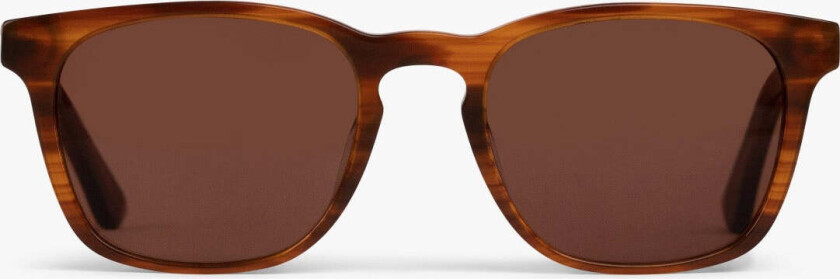 Solbriller +0 - Men's Bornholm Shiny Walnut - Luxreaders
