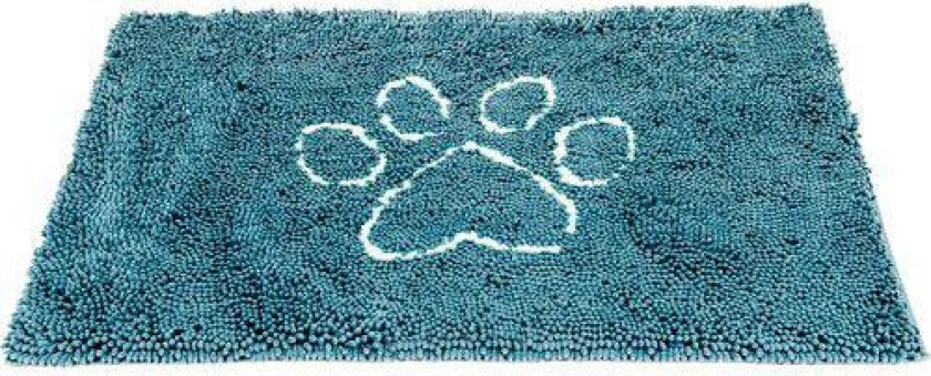 DGS Dirty Dog Doormat Dørmatte Liggematte - Medium - 79x51 cm - Pacific Blue