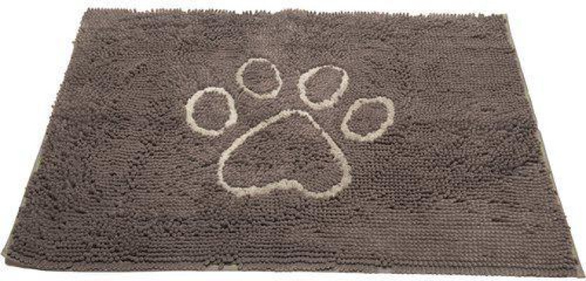 DGS Dirty Dog Doormat Dørmatte Liggematte - Small - 60x40 cm - Misty Grey