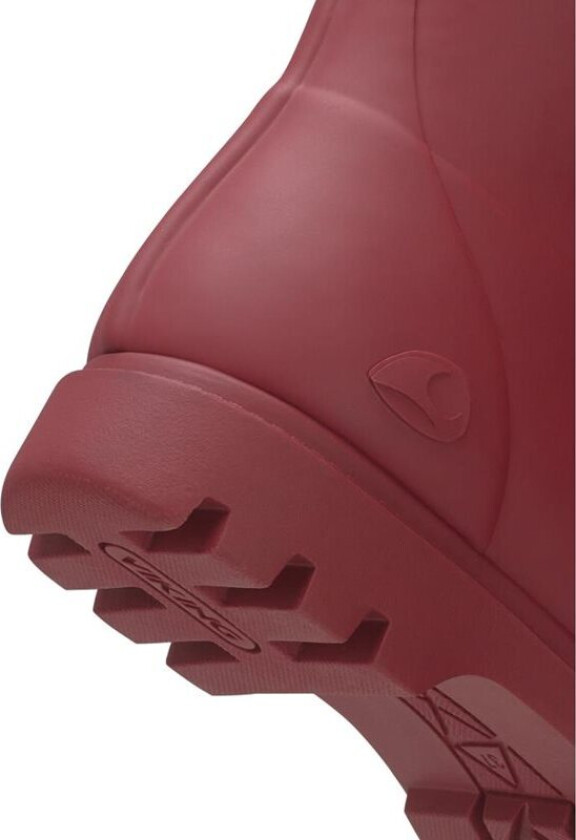 Noble Warm Dark Red Rubber Boot