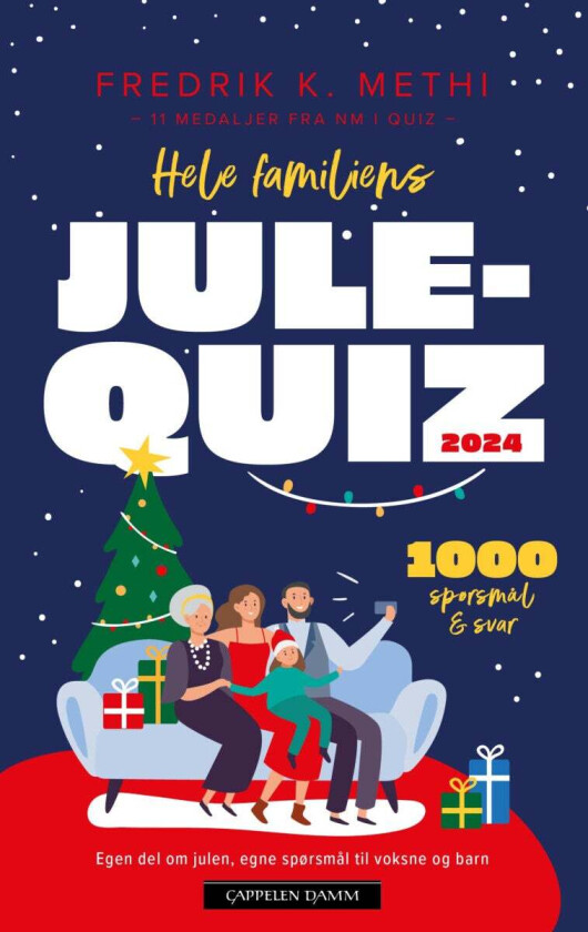 Hele familiens julequiz 2024 av Fredrik K. Methi