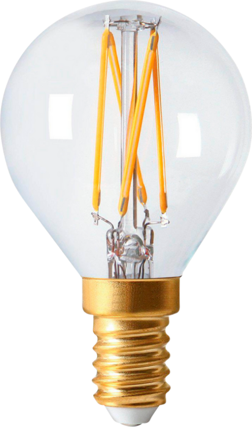LED 3-step mem E14 45mm Clear