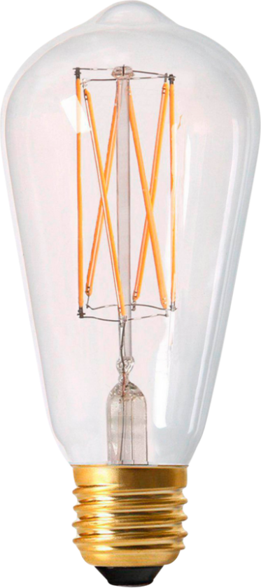 LED 3-step mem E27 64mm Clear
