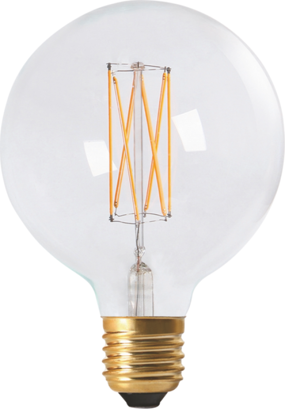 Elect LED glødepære Klart glass