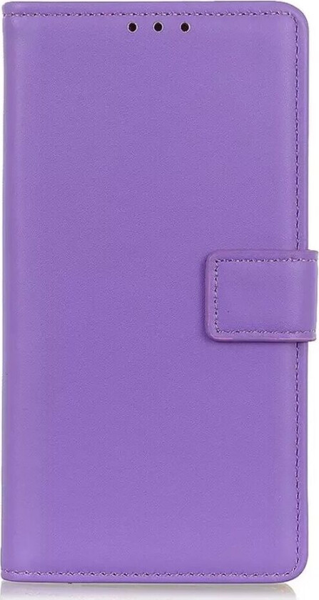 iPhone 14 Flip Deksel i Kunstsinn med Lommebok og Kickstand - Lilla