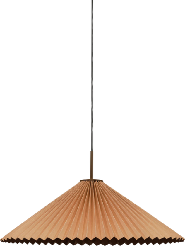 Taklampe Dora 60 cm Brown