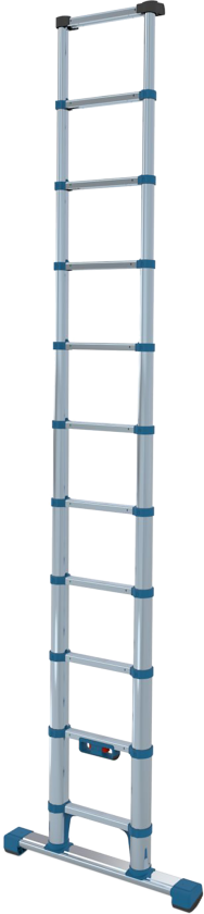 Teleskopstige CompactStep L 13 trin m/fod 3,8 mtr