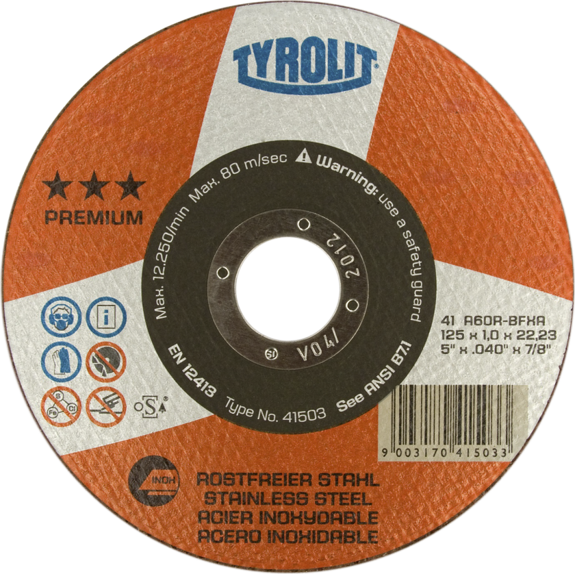 Skæreskive Premium 42F ø125Ã3 A30R-BFXA