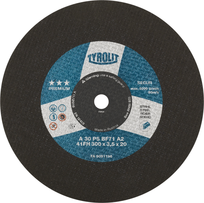 Skæreskive Premium 41FH ø300Ã3,5 A30P5BF71A2