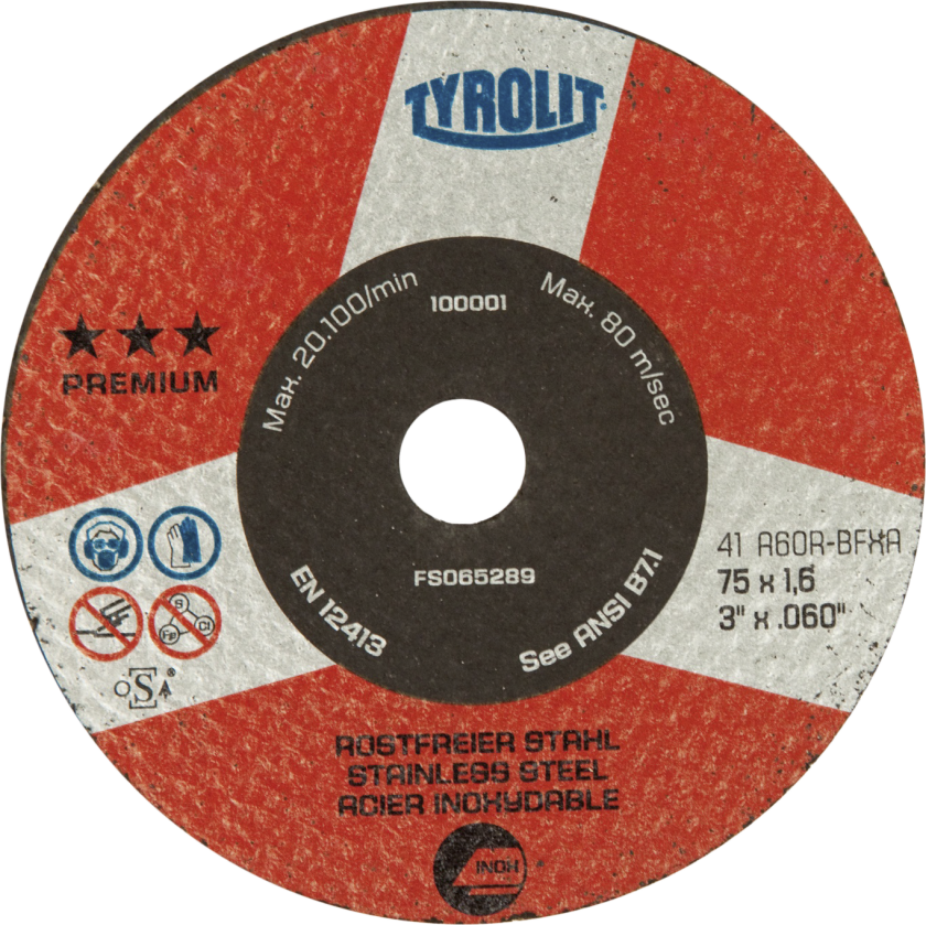 Skæreskive Premium 41F ø75Ã2Ã8 A46R-BFXA