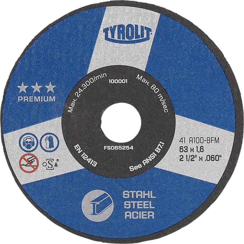 Skæreskive Premium 41F ø63Ã1Ã10 A100-BFM
