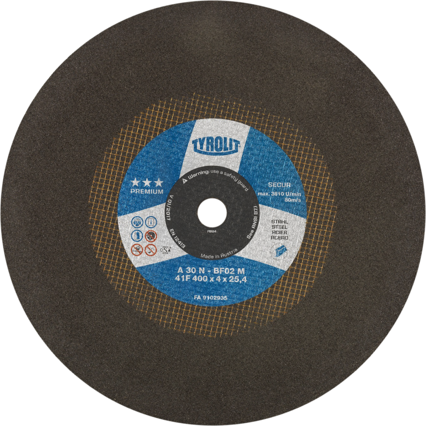 Skæreskive Premium 41F ø400Ã4Ã40 A30Q-BF02M