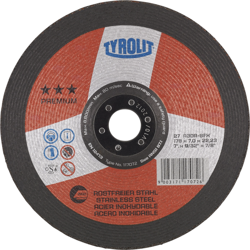 Skrubskive Premium 27E ø230Ã4 A30R-BFX