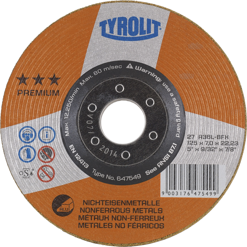 Skrubskive Premium 27E ø178Ã7 A36L-BFX