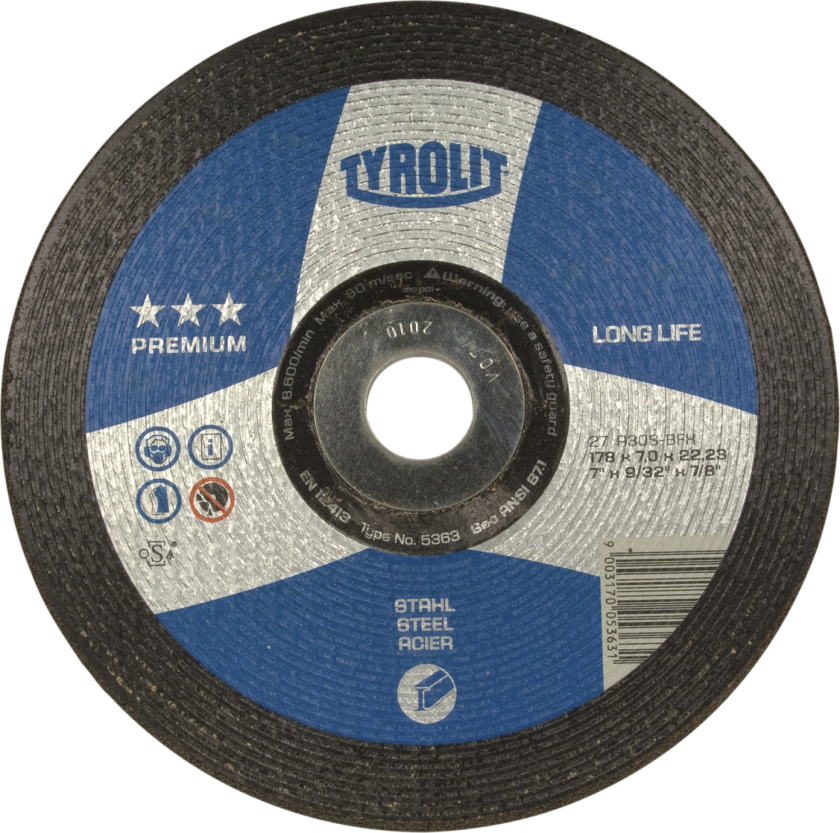 Skrubskive Premium 27E ø178Ã7 A30S-BFX